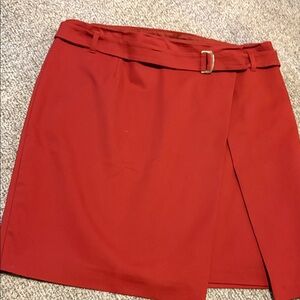 White House Black Market Rust Mini Skirt